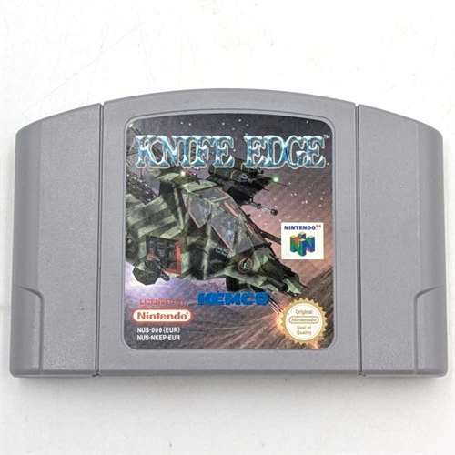 Knife Edge - Cartridge - Nintendo 64 Spil - (EUR) (A Grade) (Genbrug)